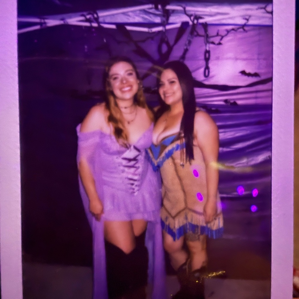 Chic Lavender Off-Shoulder Mini Dress - Picture 11 of 11